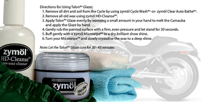 Zymöl Talon Glaze Kit - Factory Motorcycle Glaze with Gasoline Protection