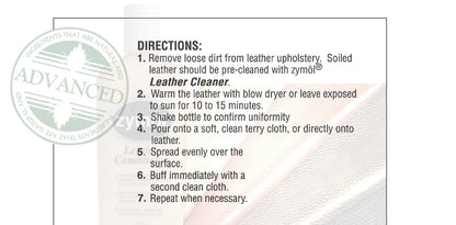 Leather Acondicionador ™ - Avanzado para cuero nuevo o poli -vegano